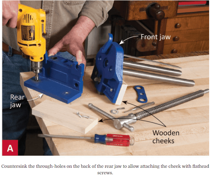 How To Mount A Woodworking Vise Getting To Grips With Your Bench