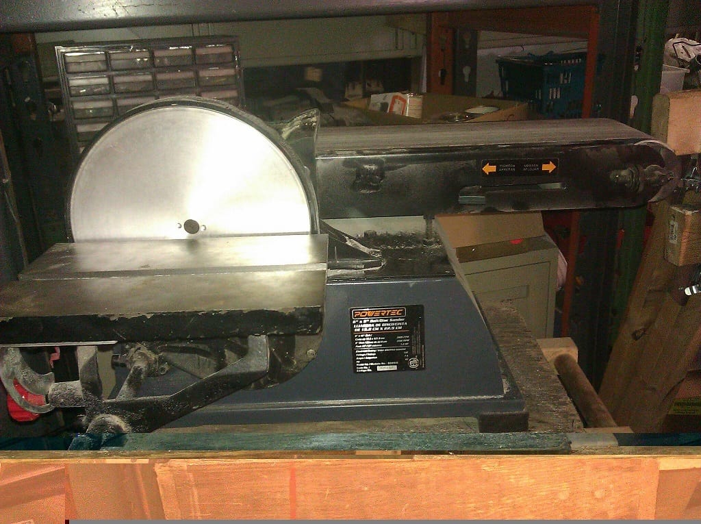powertec belt disc sander