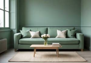 muted sage green